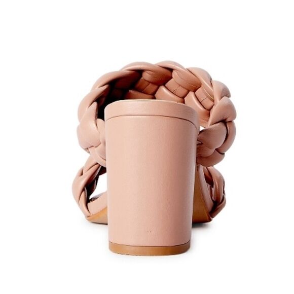 Womens Braided Dress Up Block Heeled Shoes Size 9 - Picture 6 of 10